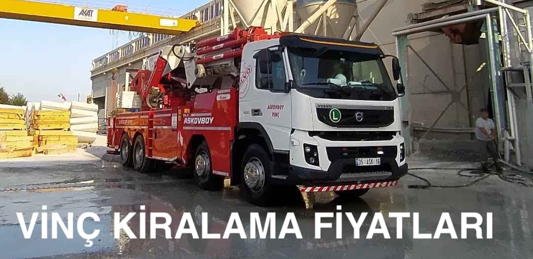 vinç kiralama fiyatları
